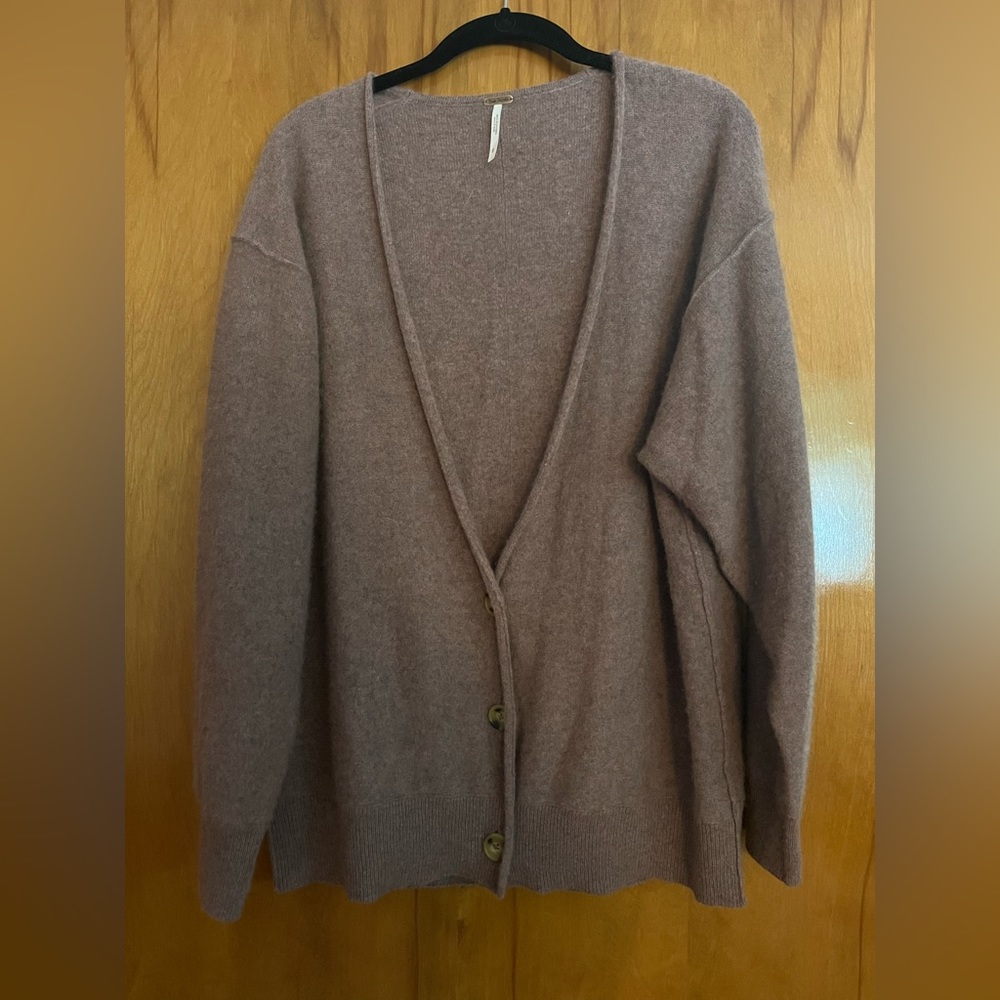 Free People School Boy Cashmere Cardi